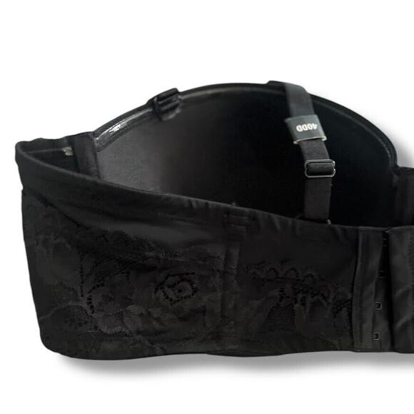 Torrid Bra Women's Plus Sz 40DD Black Curve Push-Up Strapless/Straps Underwire - Picture 5 of 14